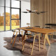 RADIX dining table and TAMMI chairs