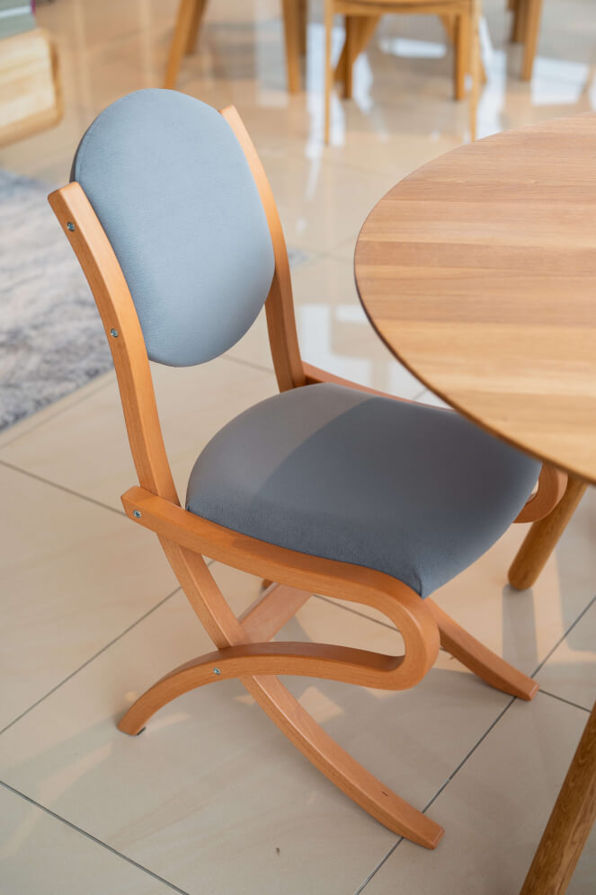 Židle ABRA nízká bez područek, moření OLŠE, CARABU 77