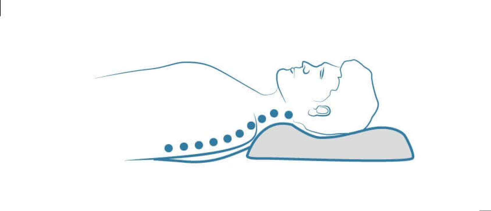 HUGO Happy anatomical pillow