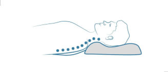 HUGO Happy anatomical pillow