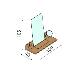 Dimensions of the dressing table