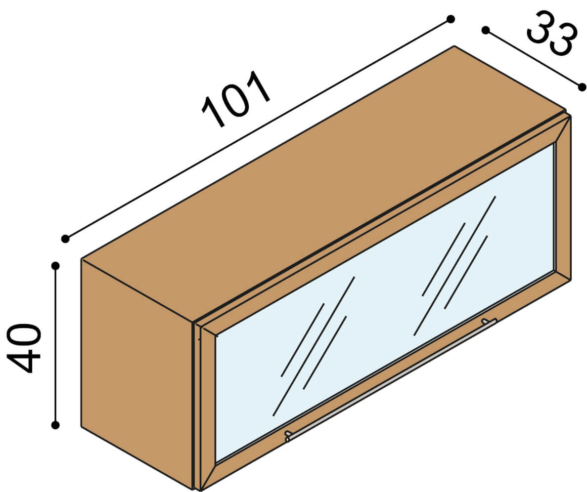 Závěsná skříňka RÁCHEL Z2S