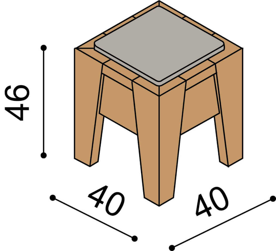 Stolička k toaletnému stolíku RÁCHEL