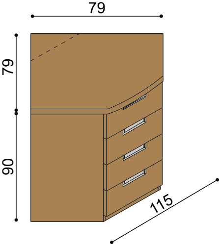 Chest of drawers GABRIELA G9Z4