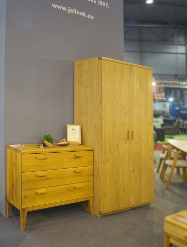 Cabinet and chest of drawers MIA, RUSTIC OAK/ HONEY oil