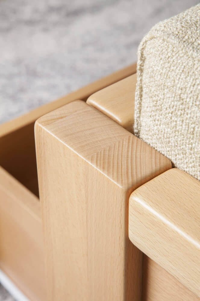 Detail rozkladacia postele DIANA