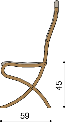 Židle ABRA extra bez područek
