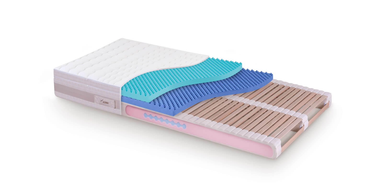 Matrace SÁRA SPIRIT CELLPUR + ERGOFLEX, potah Bavlna