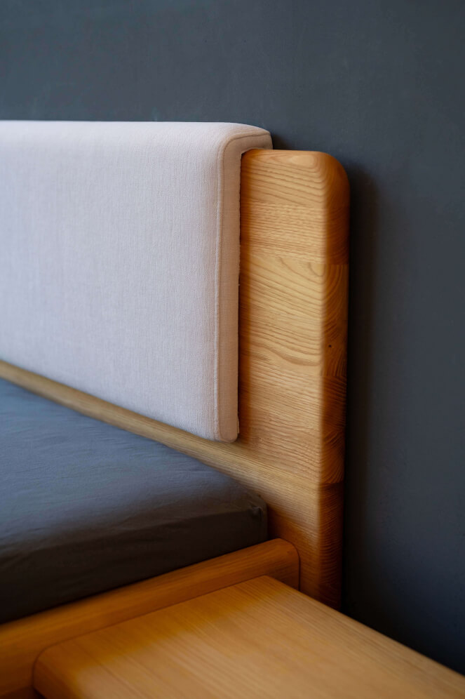 Čalúnená opierka na čelo postele LIMA - rovná