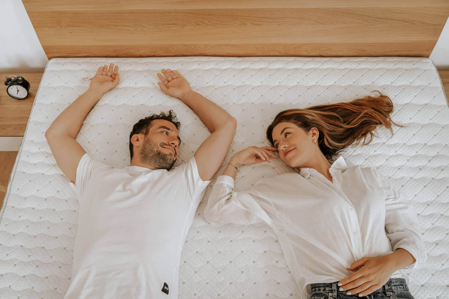 Matrace SÁRA v potahu Morrison. Rozměr matrace je 180 x 200 cm.