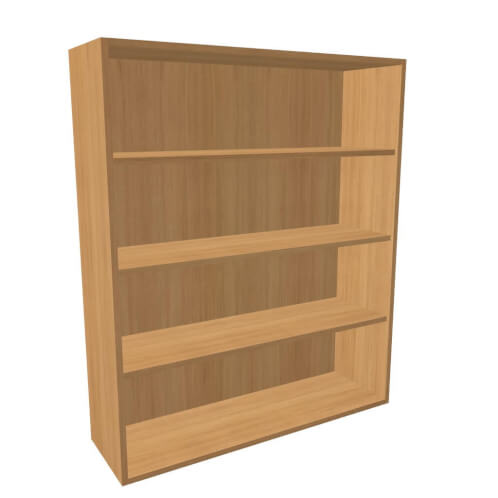 Open Bookcase K2 without plinth