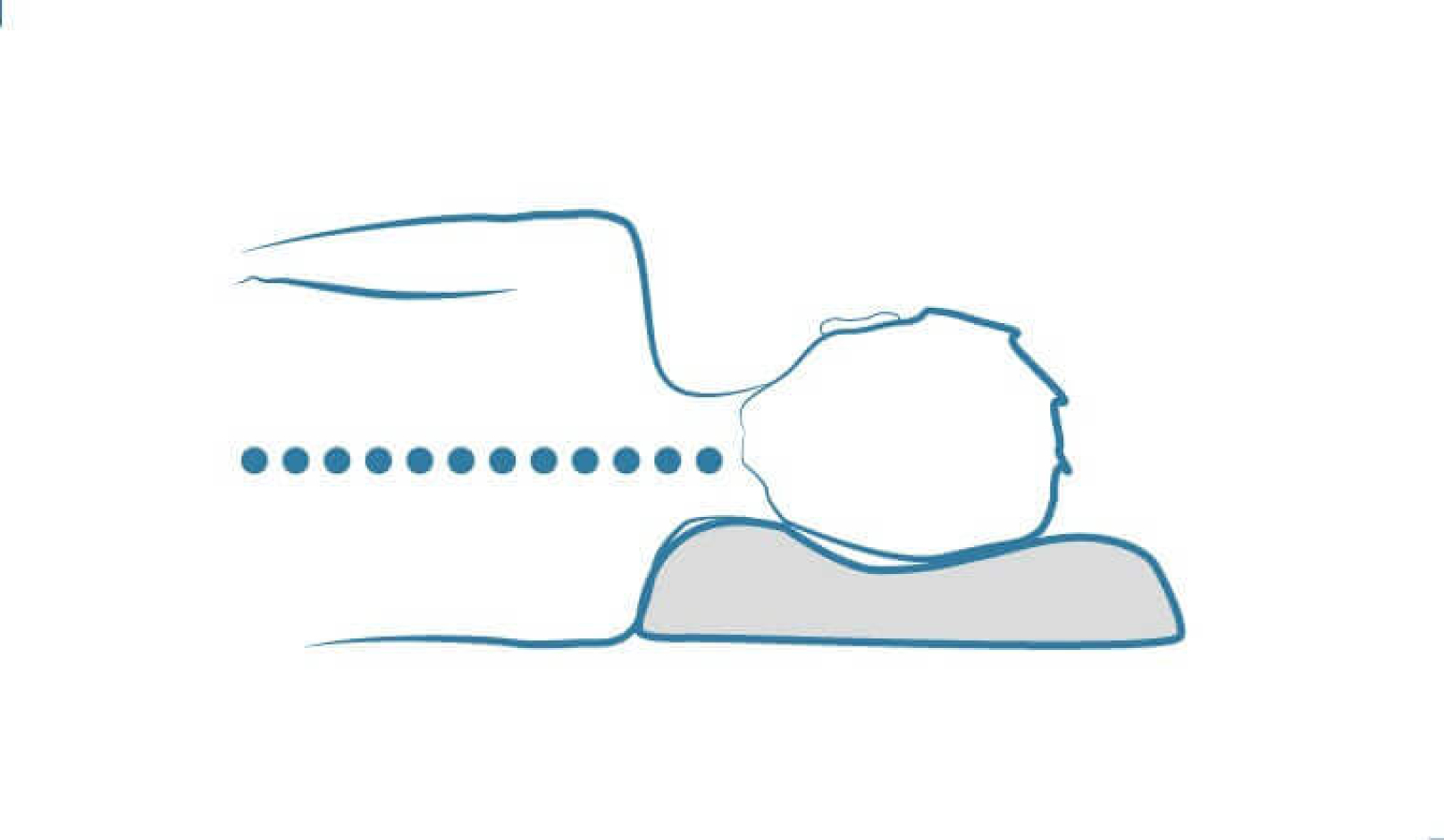 HUGO Happy anatomical pillow