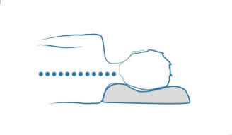 HUGO anatomical pillow