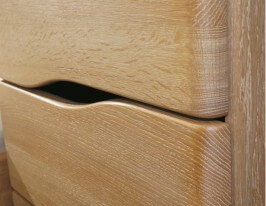 Bedside table ELEN - double drawer