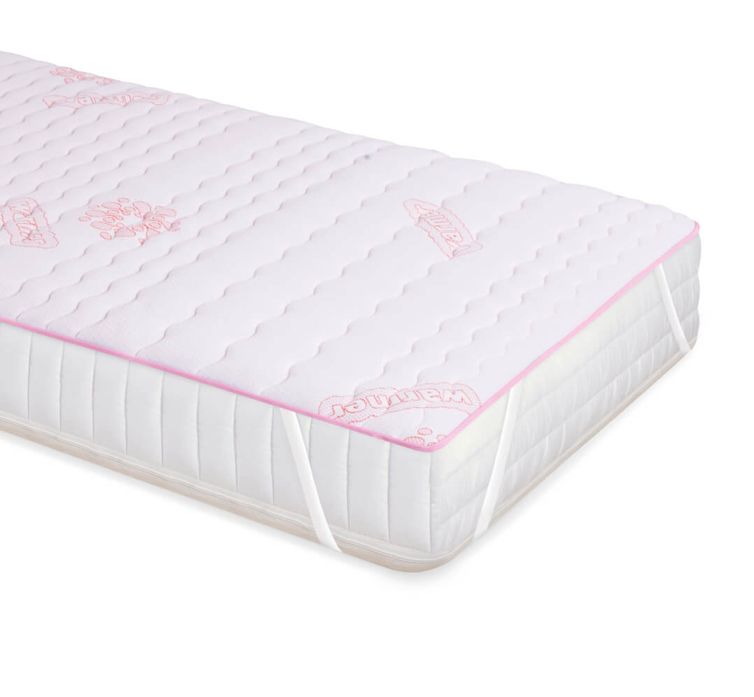 Uchytenie chrániča na matrac