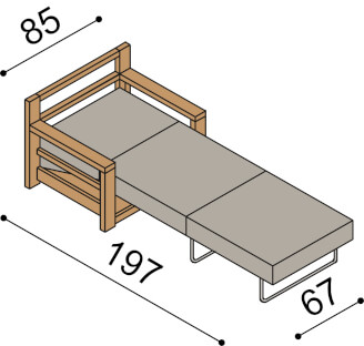 RÁCHEL folding chair