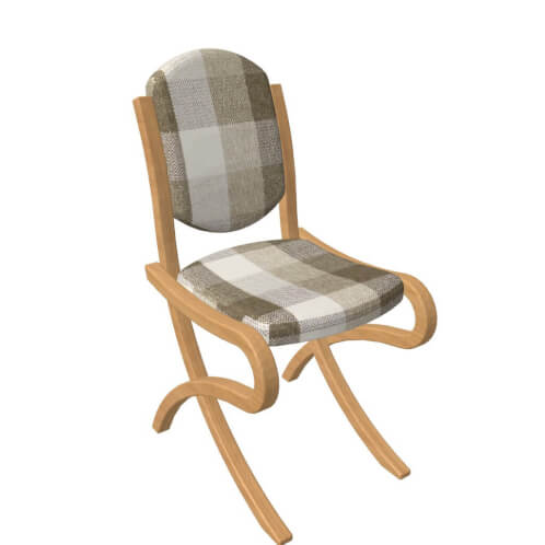 ABRA low chair without armrests