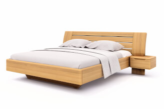 Levitujúca posteľ FLABO masívne čelo
