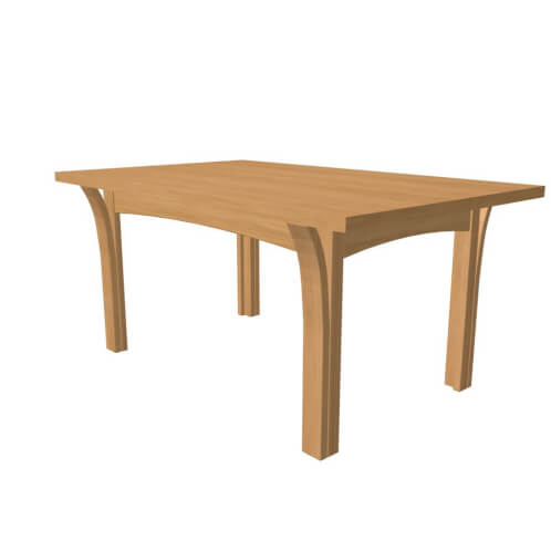 SEBA non-folding dining table