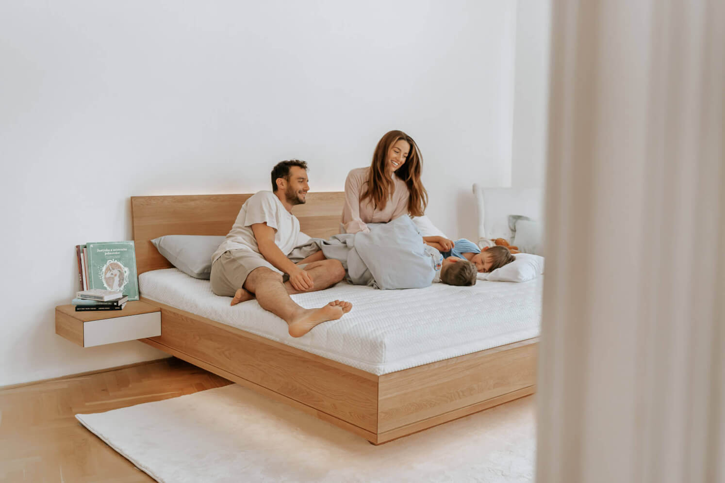 Dvojmatrace SÁRA Family v rozmere 180 x 200 cm v poťahu NaturGuard