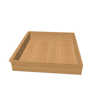 Drawers under the PAVLA bed