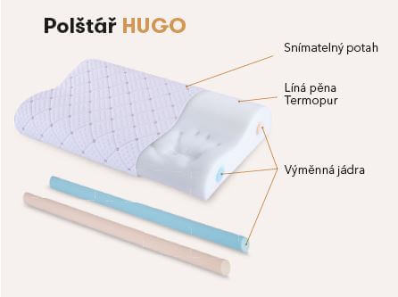 Popis vankúš HUGO