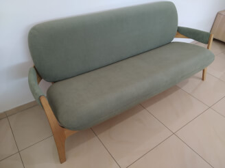 Sofa CANDY 3 - prototyp, DUB/ látka MYSTIC 72