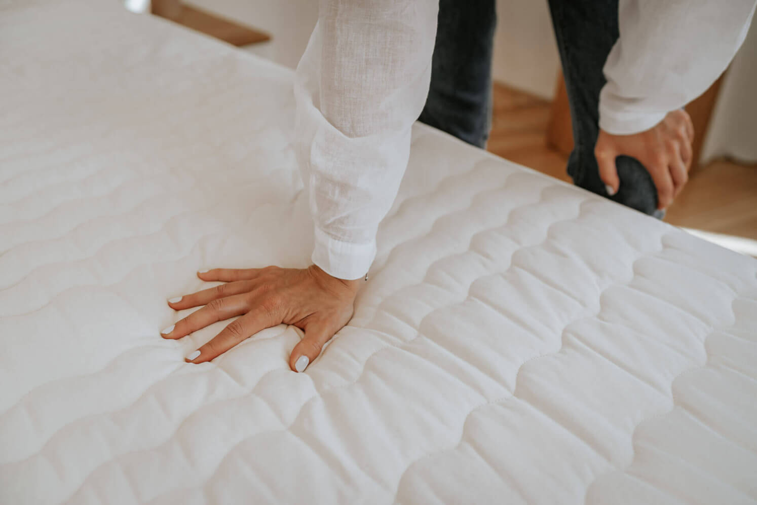 Poťah zo 100% bavlny a antialergickej vrstvy s termopojeným rúnom.