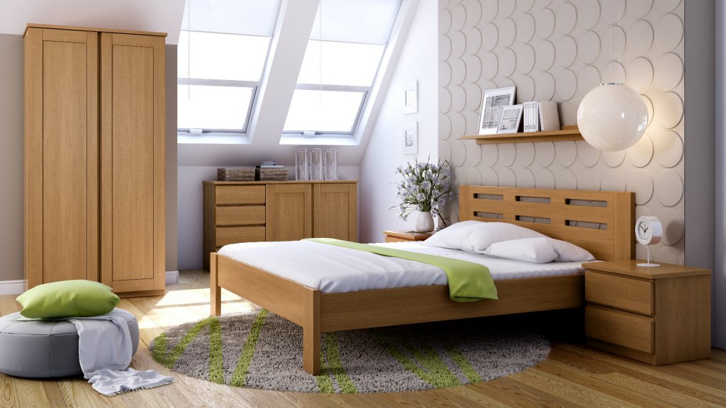 NEW - solid wood bed